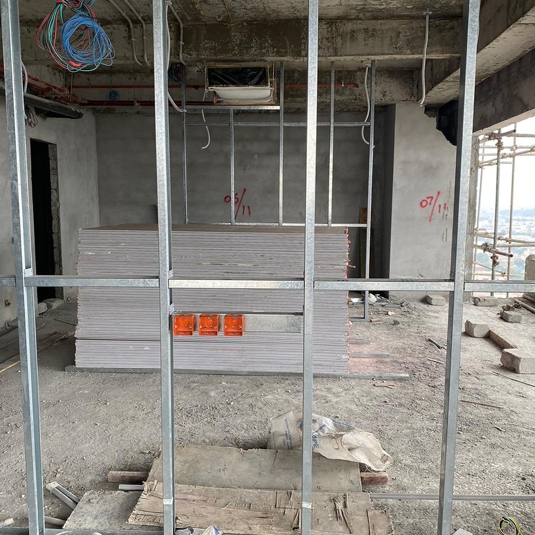 Finishing Works - Drywall, Gypsum and Cement Board being used in Lahore