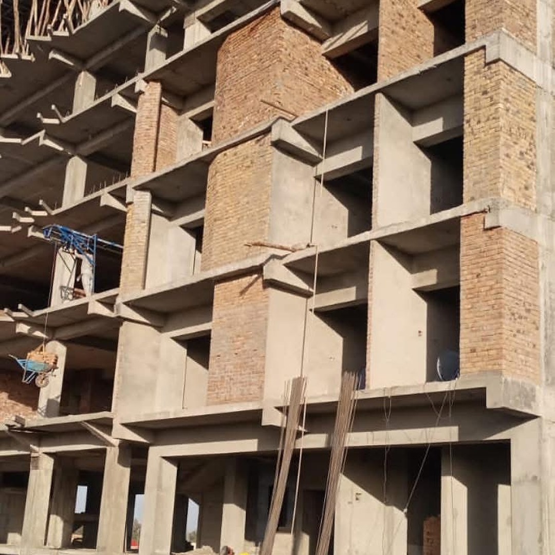 Under Construction Plaza Grey Structure being built by The Handyman in Mumtaz City, Islamabad